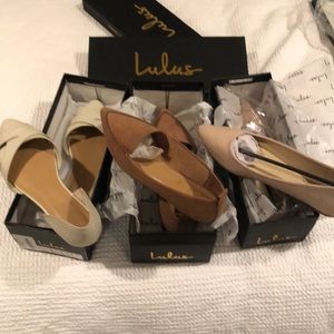 Lulu’s Neutral Color Flats